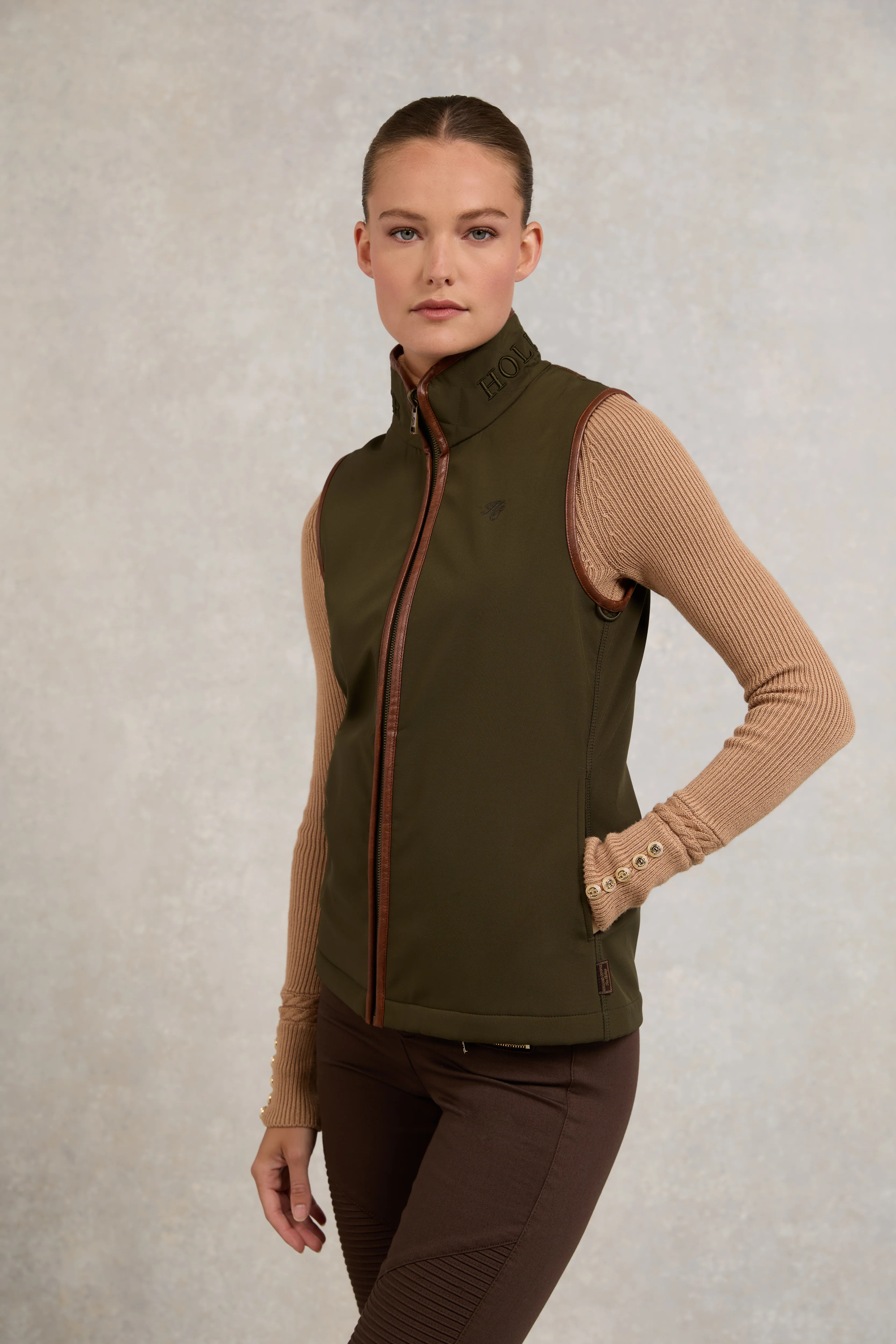 Stamford Gilet (Khaki) | Holland Cooper