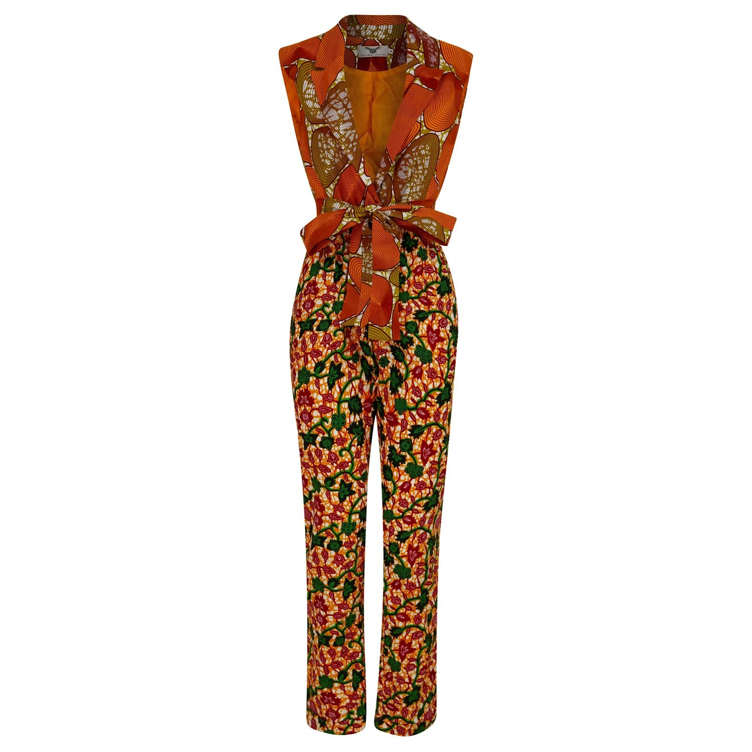 Print Clash Sleeveless Karissa Jumpsuit | Wolf and Badger (Global excl. US)