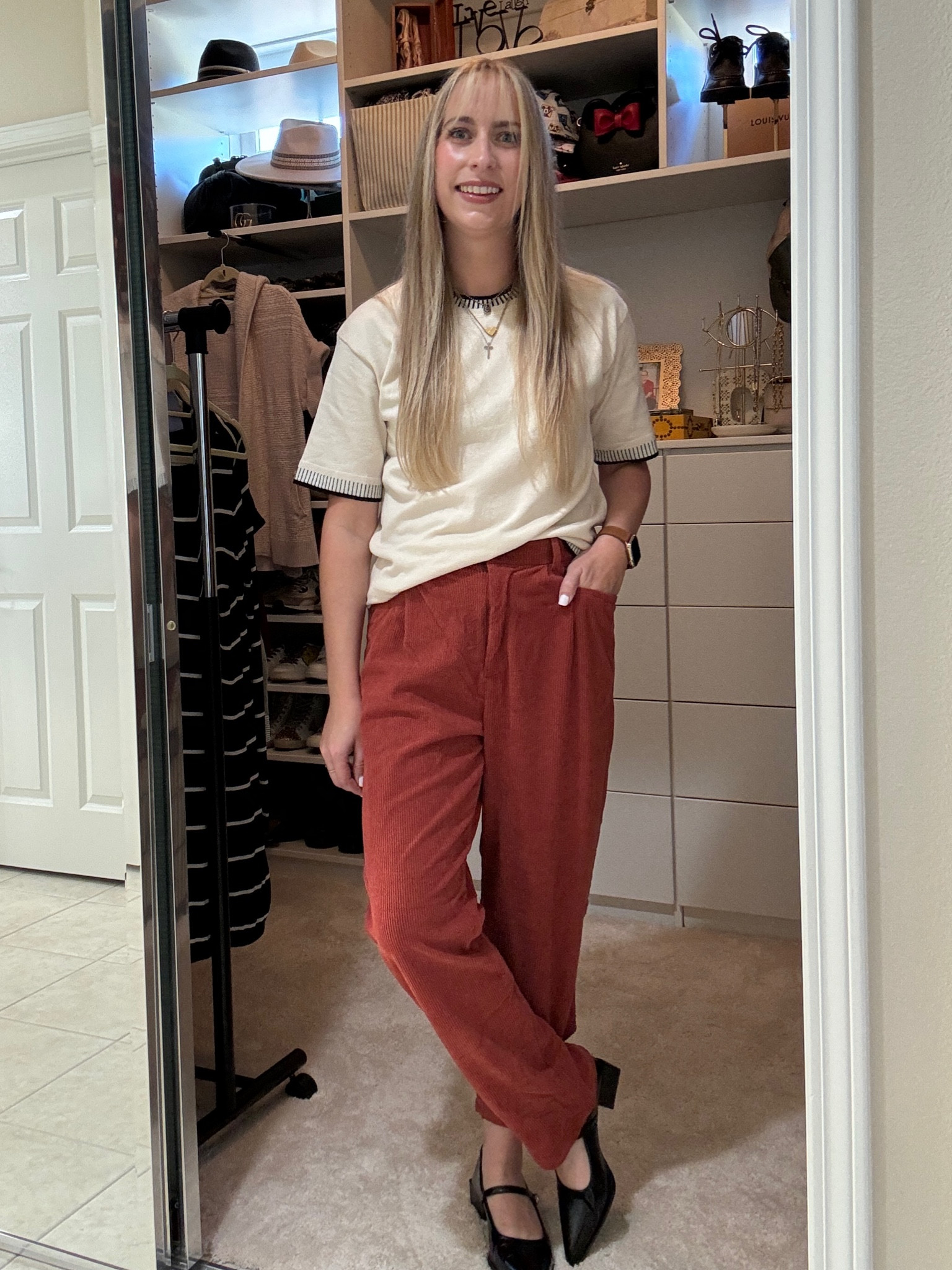 ✨ Ready to look effortlessly polished today? Follow along as I style an easy, chic outfit perfect for midlife moms who value comfort and confidence! From cozy textures to versatile staples, this look is a go-to for anyone juggling busy mornings and self-care. 

#LTKStyleTip #LTKWorkwear #LTKSaleAlert