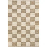 Christana Traditional Checkered Jute Area Rug | Wayfair North America