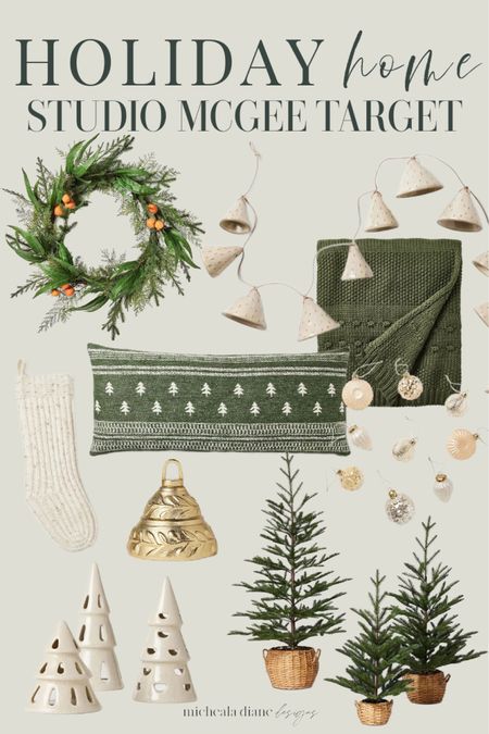 Neutral Christmas decor. Holiday finds from @target Studio McGee. 

#LTKSeasonal #LTKHoliday #LTKhome