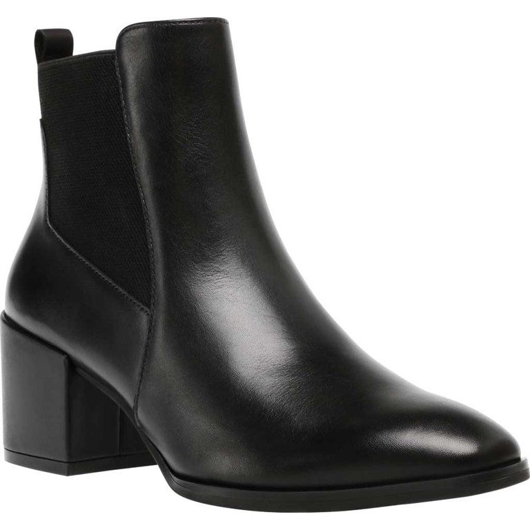 Women's Anne Klein Parson Chelsea Boot Black Leather 10 M | Walmart (US)