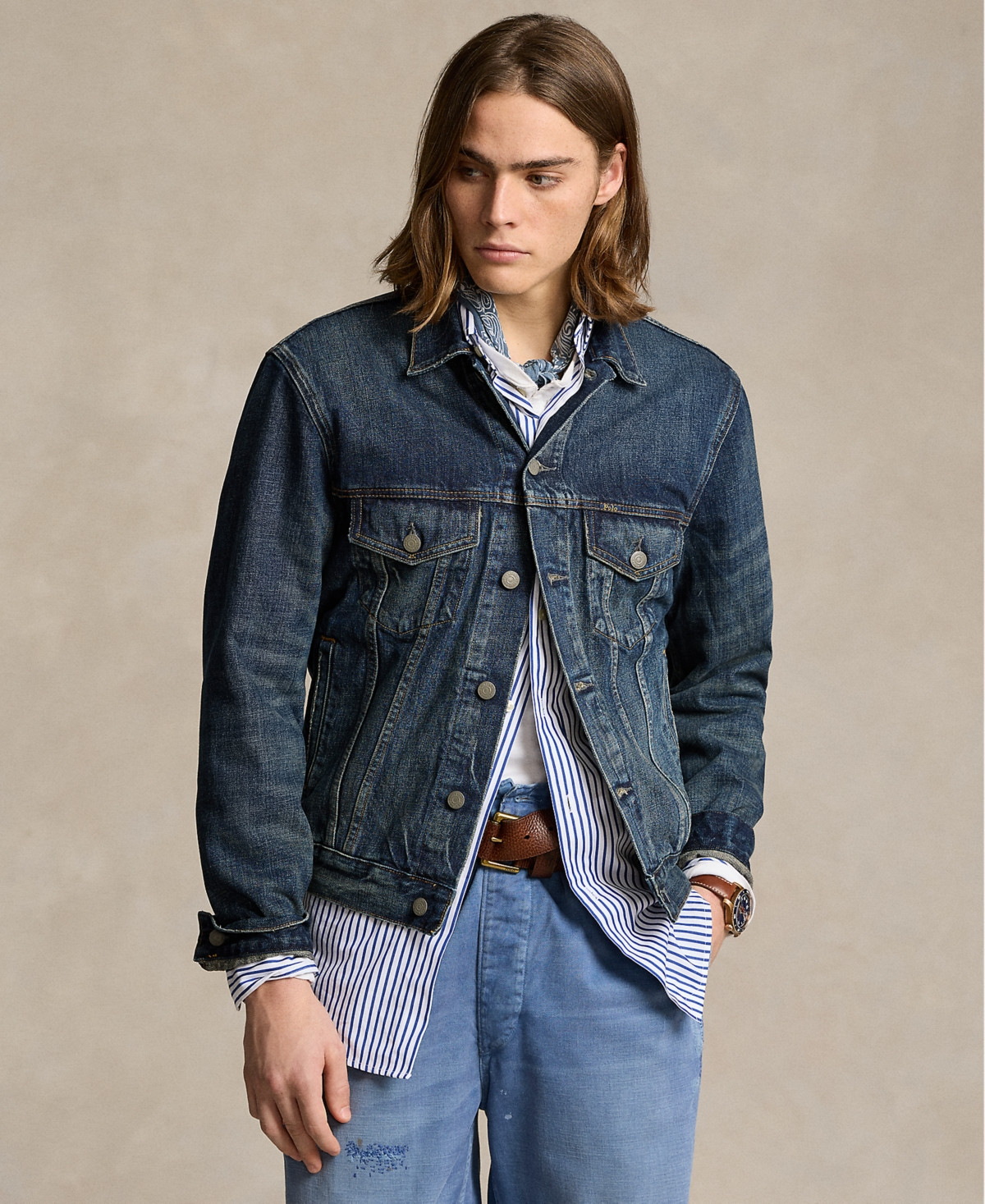 Polo Ralph Lauren Men's Denim Trucker Jacket - Trenton | Macy's