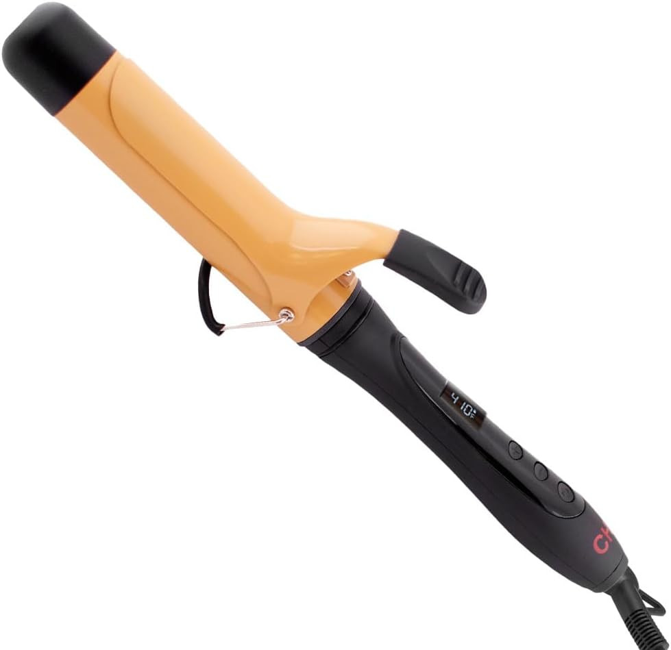 Chi Air Ca1035 Texture Tourmaline Ceramic Curling Iron 1 1/2 Inch, Onyx Black | Amazon (US)