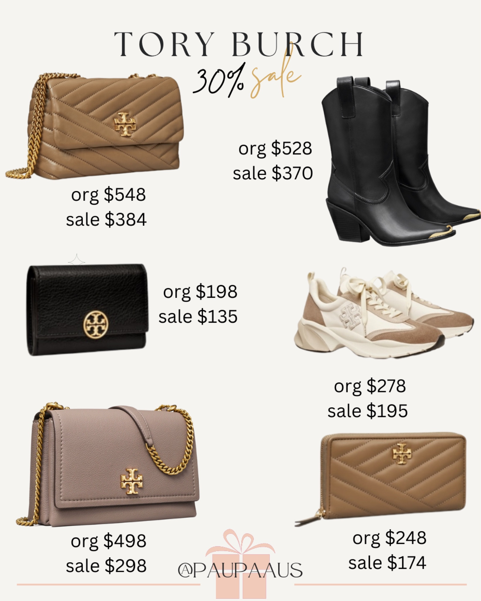 Tory Burch 30% sale in certain items! 
Gift guide, Christmas gift, Birthday gift

#LTKitbag #LTKCyberweek #LTKsalealert