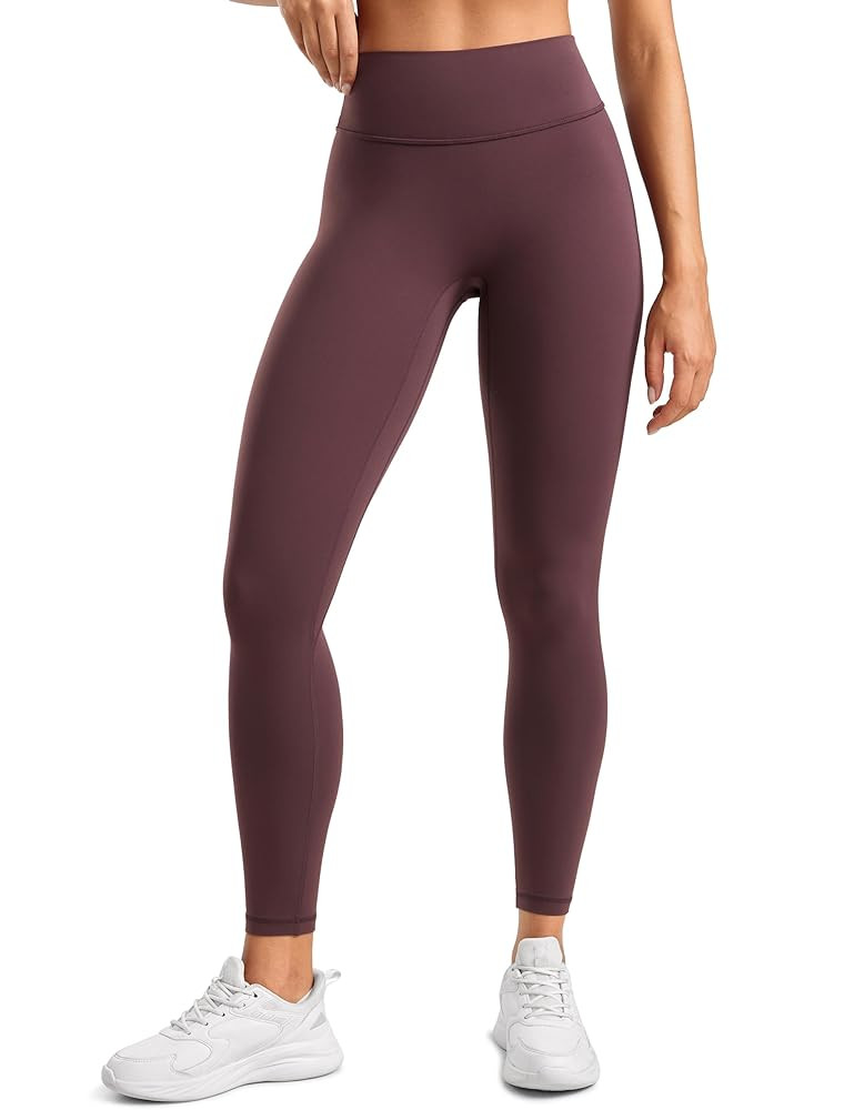 Womens High Waisted No Front Seam Lounge Yoga Legging 25" Workout Tummy Control Gym Yoga Pants | Amazon (US)