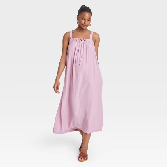 Women's Sleeveless Tie-Front Floating Dress - Universal Thread™ | Target