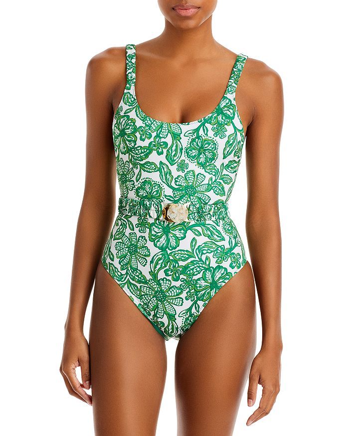 Raya Belted One Piece Swimsuit | Bloomingdale's (US)