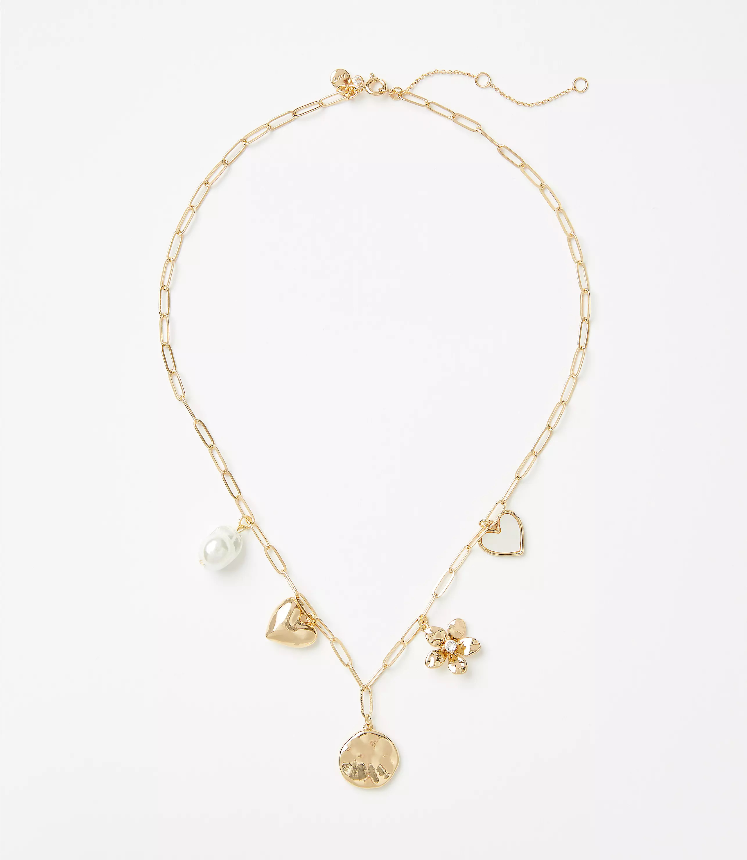 Heart Charm Necklace | LOFT