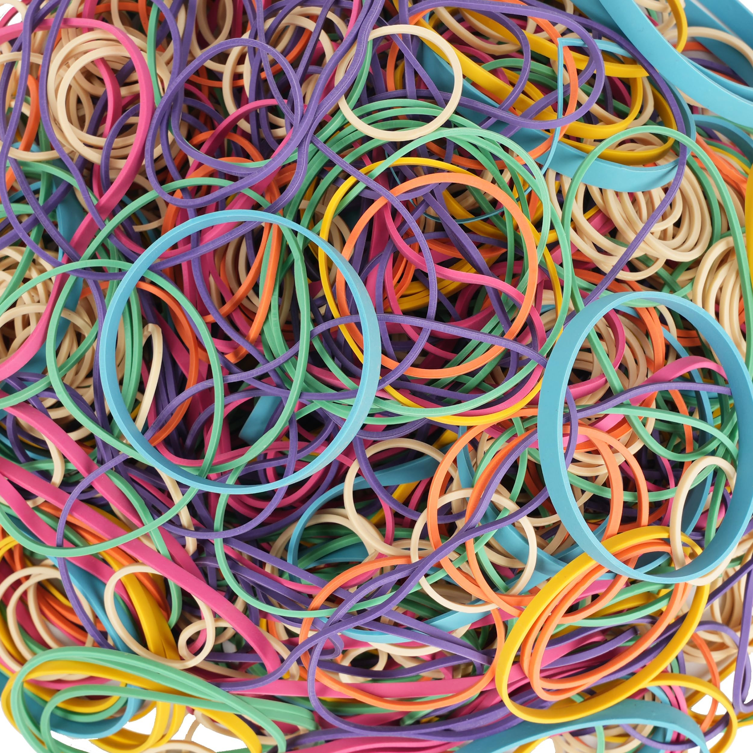 Rubber Bands Assorted Size Multicolor 0.5lb Elastic Bands for School Home Office Supplies Size#10... | Amazon (US)