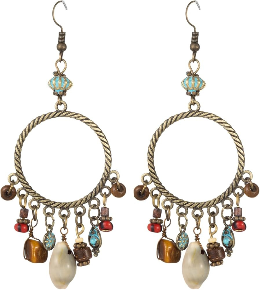Boho Earrings for Women Vintage Bohemian Dangle Earrings | Amazon (US)