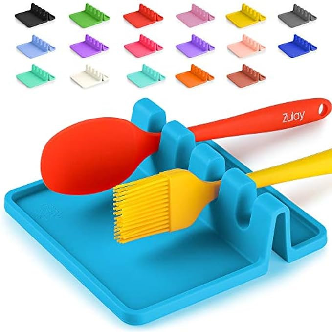 Silicone Utensil Rest with Drip Pad for Multiple Utensils, Heat-Resistant, BPA-Free Spoon Rest & ... | Amazon (CA)