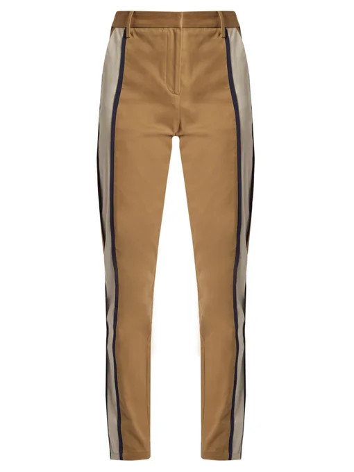 Side-striped slim-leg trousers | Palmer//harding | Matches (US)