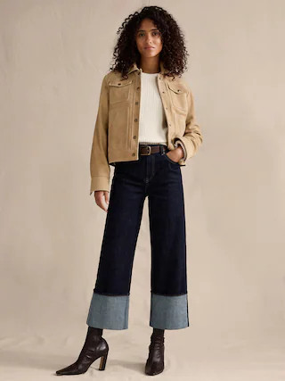 High-Rise Stovepipe Straight Leg Jean | Banana Republic (CA)