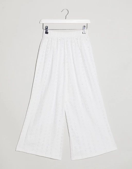 ASOS DESIGN culotte in broderie | ASOS (Global)