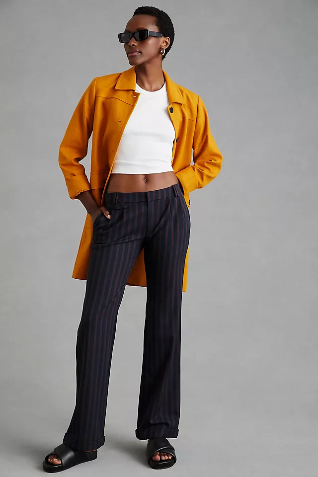 By Anthropologie Low-Rise Flare Pants | Anthropologie (US)