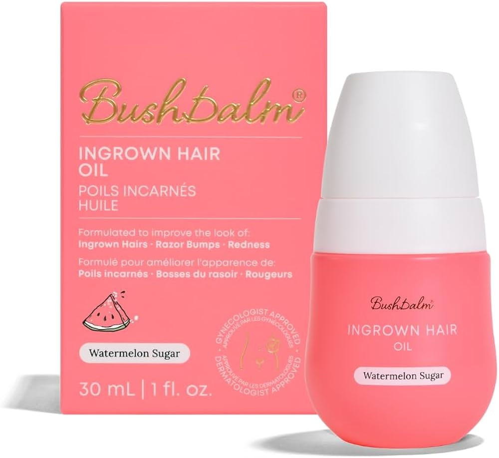 Bushbalm Ingrown Hair Oil - Helps Prevent and Repair Skin from Ingrown Hairs, Razor Burn & Undera... | Amazon (US)
