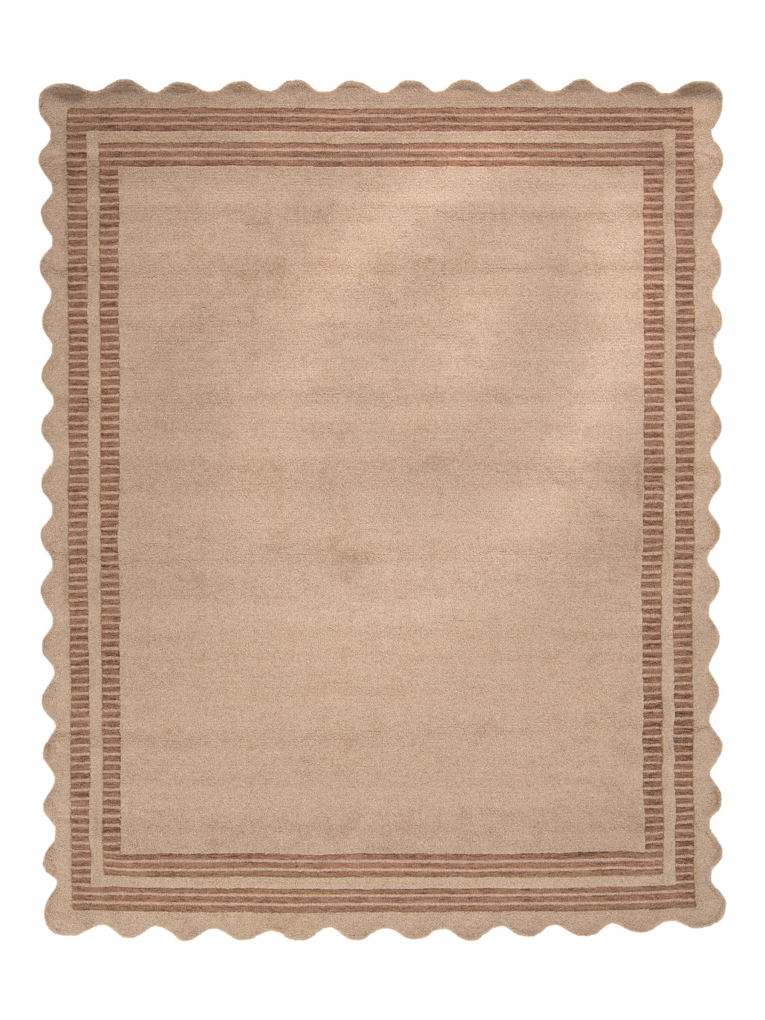 8x10 Wool Pile Scottie Hand Tufted Scalloped Edge Area Rug | Home | Marshalls | Marshalls
