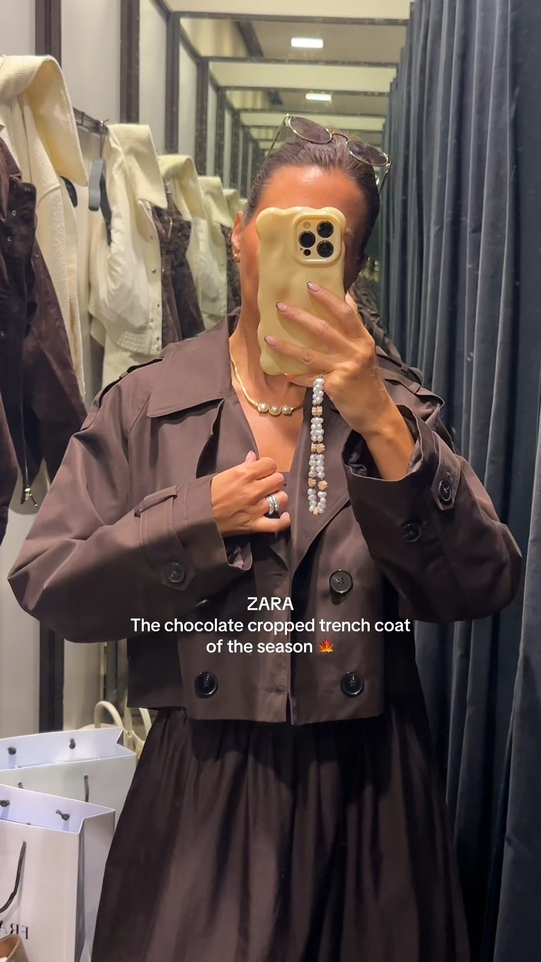 Trenchcoat of the season chocolate trench cropped trench cropped jacket, autumn outfit, autumn jacket, autumn coat, autumn styling coat of the season Zara coat

#LTKautumn