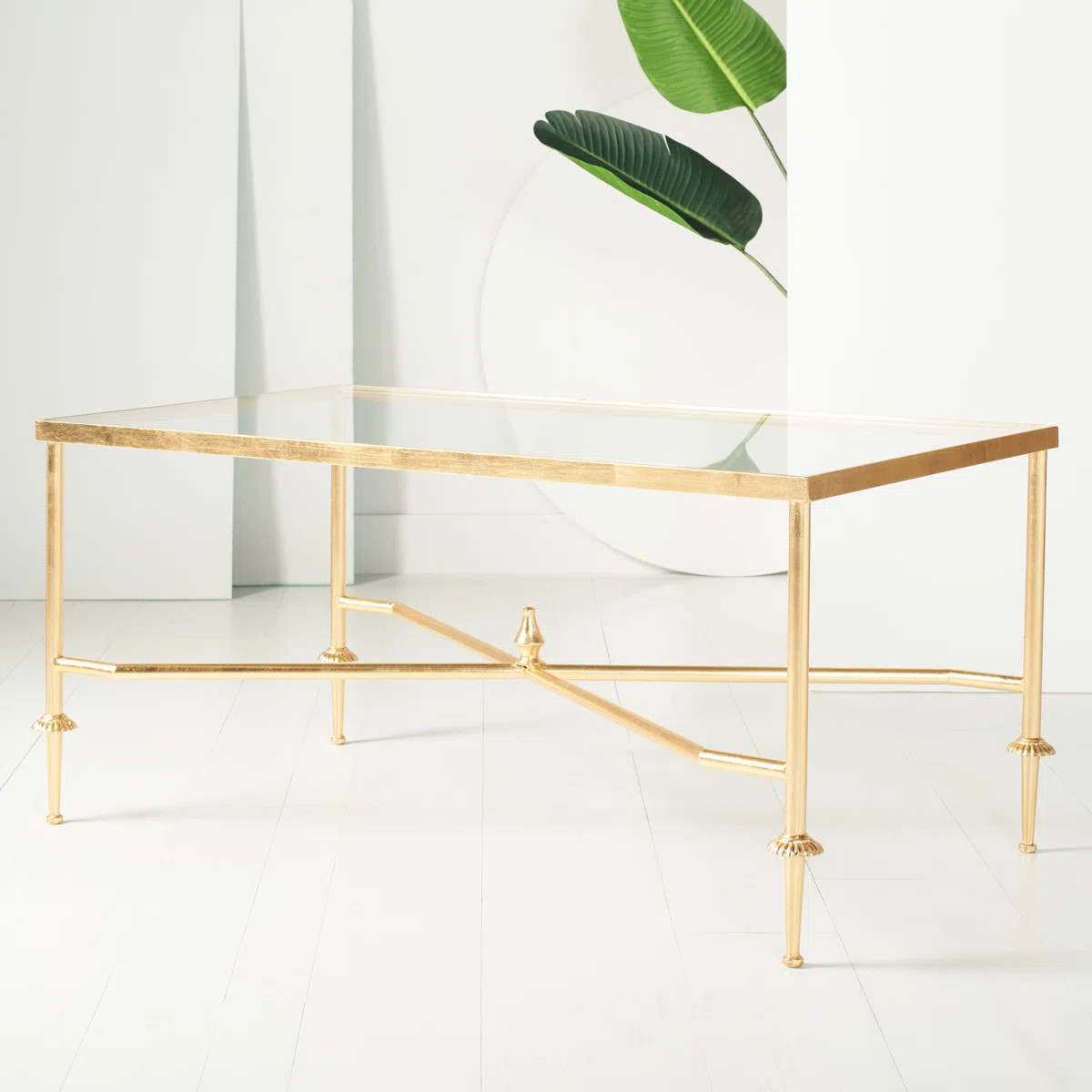 Gruffudd Glass Top Single Coffee Table | Wayfair North America
