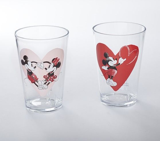 Disney Mickey Mouse Valentines Tumblers | Pottery Barn Kids