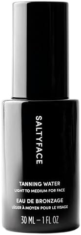 SALTYFACE - Tanning Water (Light to Medium) - Self Tanner for Face, Neck, Ears, Chest - No Color ... | Amazon (US)