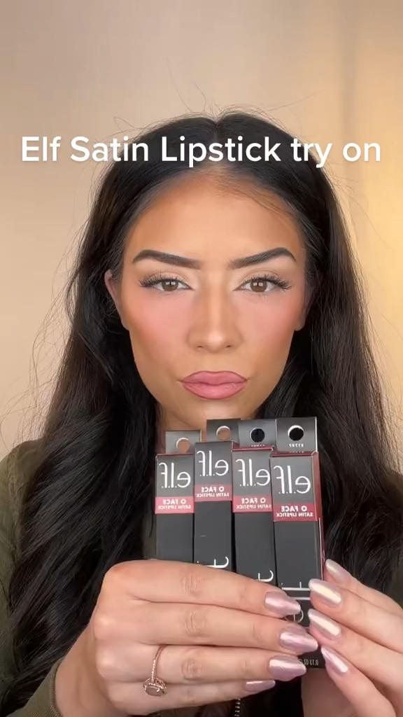 Elf O Face Satin Lipstick Try on! This formula is beautiful!! 

Lipstick | Elf | Makeup | Beauty | Tips | Tutorial | 

#LTKGiftGuide #LTKbeauty #LTKHoliday
