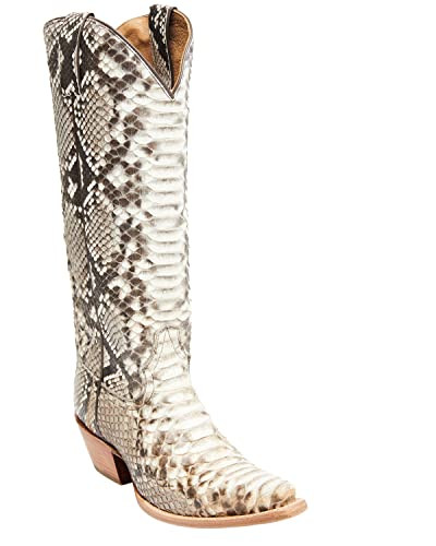 Idyllwind Women's Slay Exotic Python Tall Western Boot Snip Toe Natural 7 M US | Amazon (US)