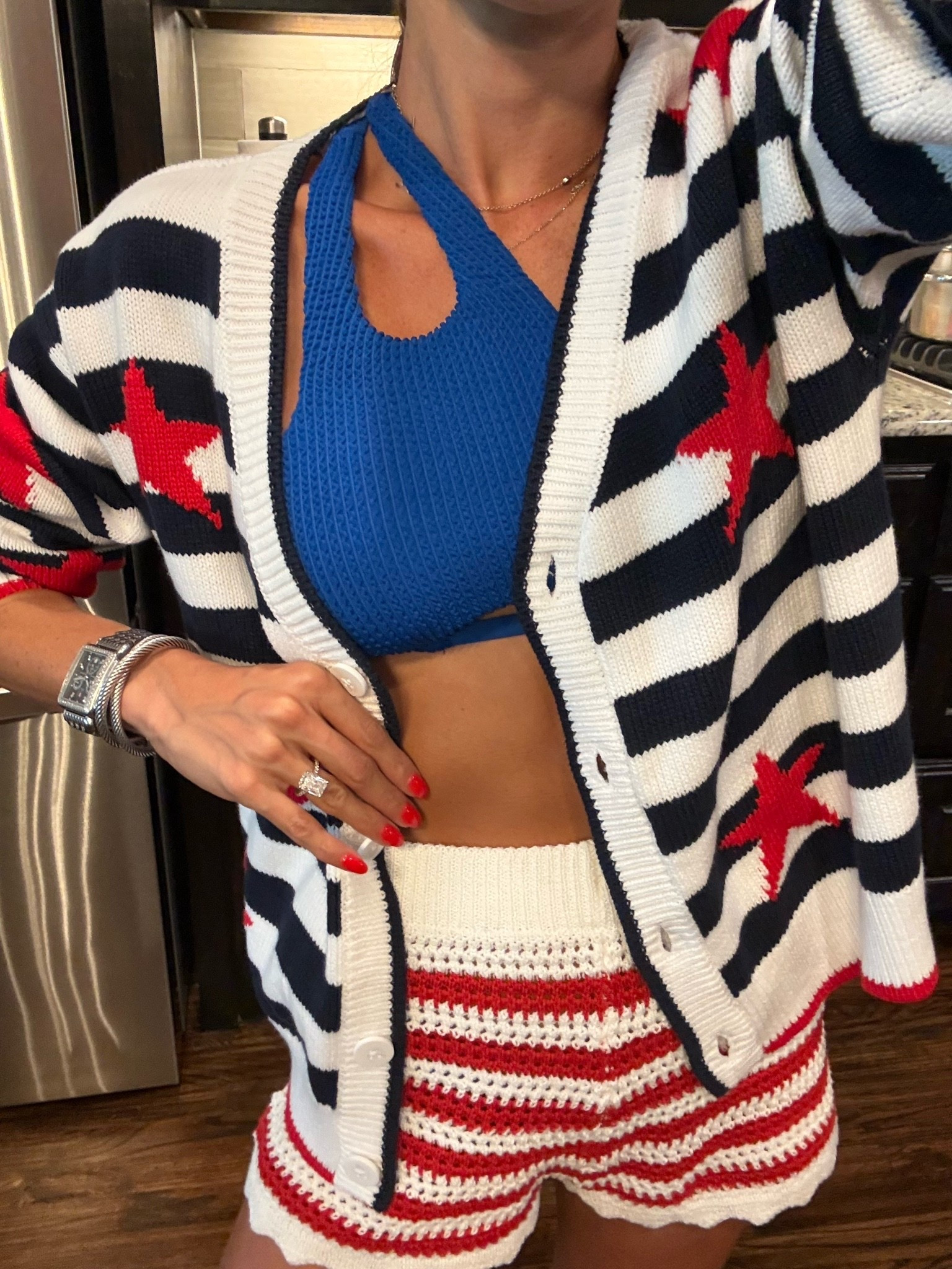 Festive star and stripes cardigan on sale size xs so cute on

#LTKSaleAlert #LTKPetite