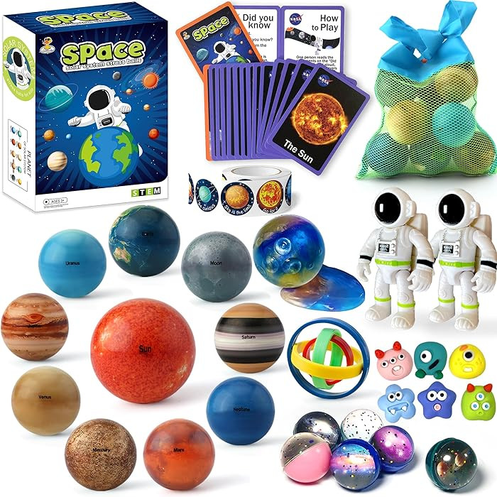 Solar System Planets Toys for Kids, STEM Educational Sensory Toys for Autistic Children Non-Toxic... | Amazon (US)