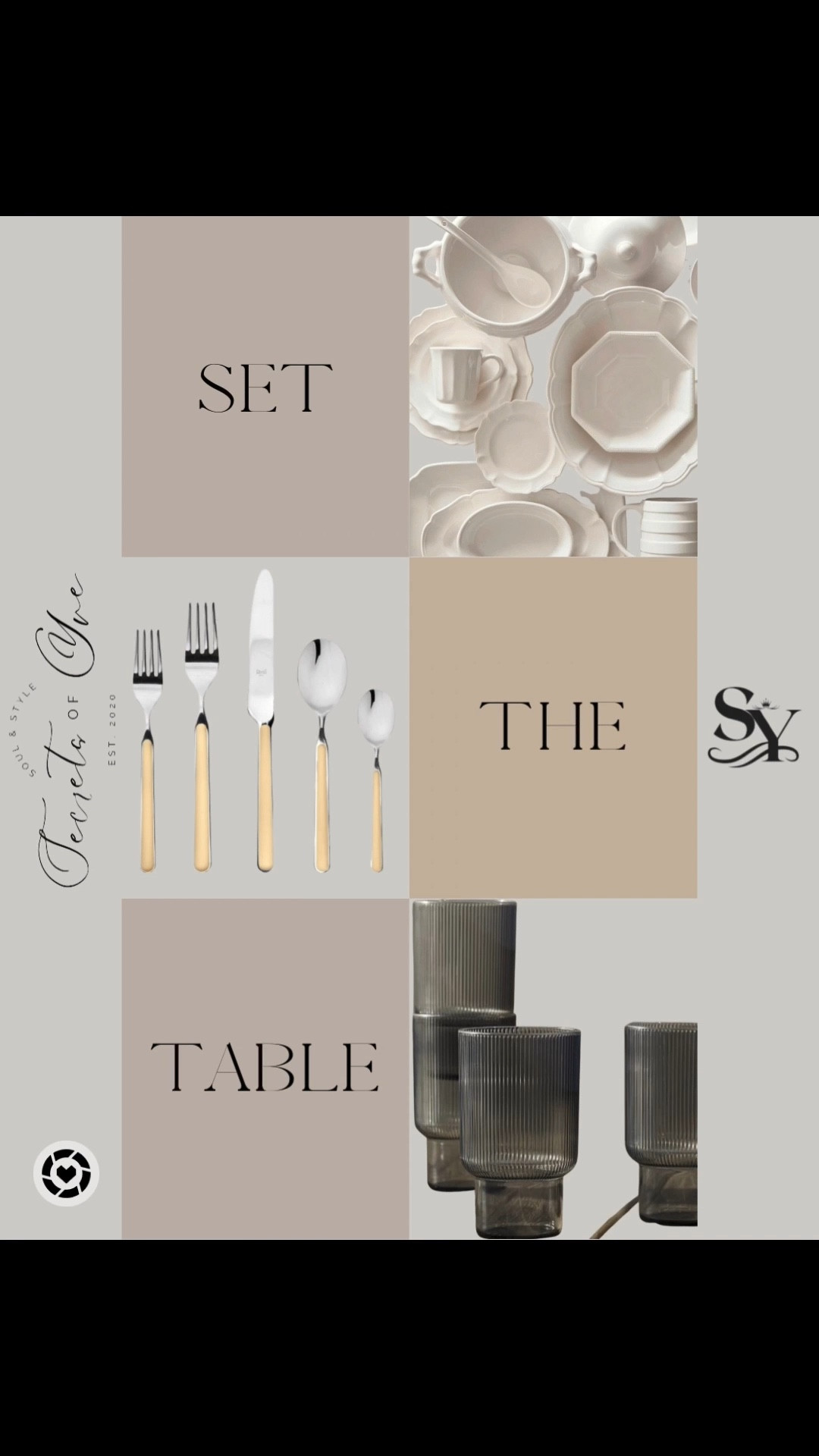 Secretsofyve: Dining essentials. 
#Secretsofyve  #ltkgiftguide
Always humbled & thankful to have you here.. @macys @crate&barrel @potterybarn @williamssonoma
CEO: PATESI Global & PATESIfoundation.org
 @secretsofyve : where beautiful meets practical, comfy meets style, affordable meets glam with a splash of splurge every now and then. I do LOVE a good sale and combining codes! #ltkstyletip #ltksalealert #ltku #ltkfindsunder100 #ltkfindsunder50 
#ltkholiday #ltkfoodie #ltkvlog secretsofyve

#LTKHome #LTKSeasonal #LTKWedding