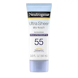Neutrogena Ultra Sheer Dry-Touch Sunscreen Lotion, Broad Spectrum SPF 55 UVA/UVB Protection, Ligh... | Amazon (US)