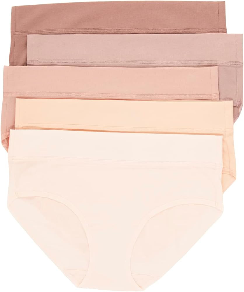 Felina Women's Pima Cotton Hipster Panty, 5-Pack Underwear | Amazon (US)