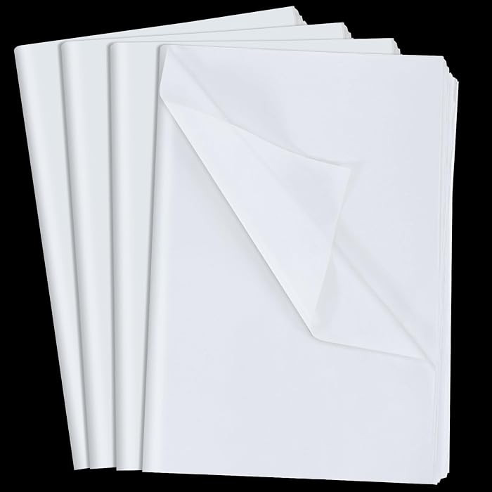 woric 600 Sheets White Tissue Paper Bulk 20 x 30 Inches Wedding Tissue Paper for Gift Bags Birthd... | Amazon (US)