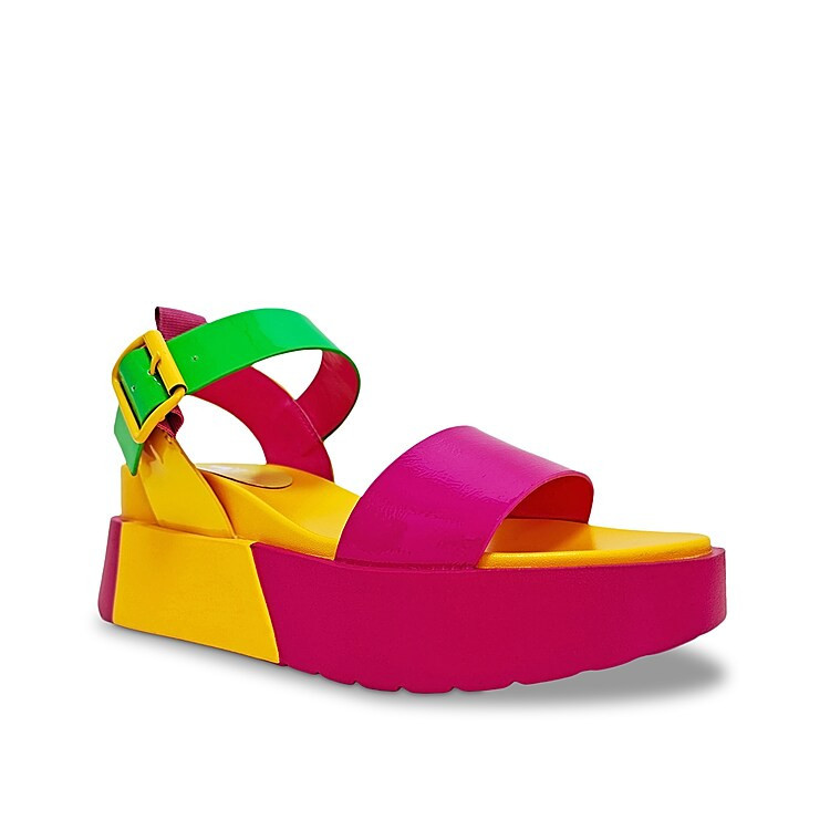 Ninety Union Wonder Wedge Sandal | Women's | Multicolor | Size 9 | Sandals | Ankle Strap | DSW