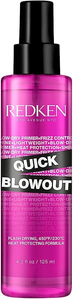 Redken Quick Blowout Heat Protection Spray | Blow Dry Primer to Reduce Styling Time | Smooths & A... | Amazon (US)