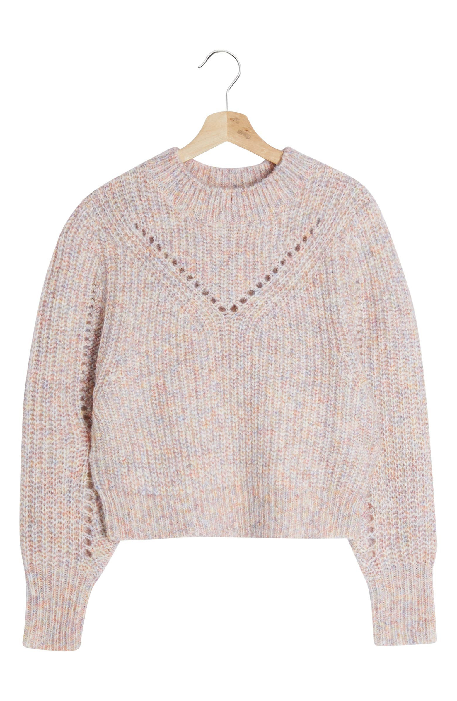 Pointelle Mock Neck Sweater | Nordstrom