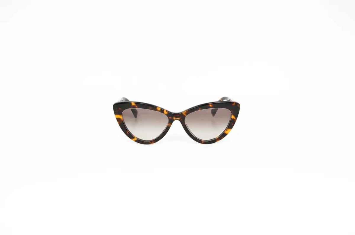 Miu Miu SMU04Y VAU-0A7 Sunglasses Authentic Women's Brown Cat Eye Gray Gradient | eBay US