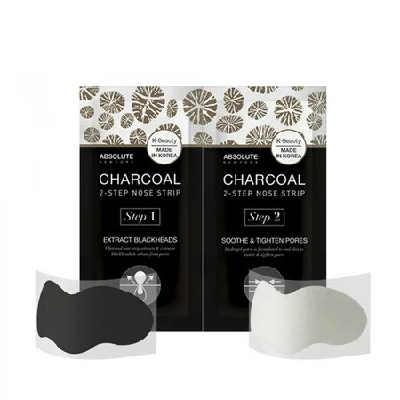 Absolute Charcoal 2-Step Nose Strip Cleansers & Makeup Remover SKIN CARE | Walmart (US)