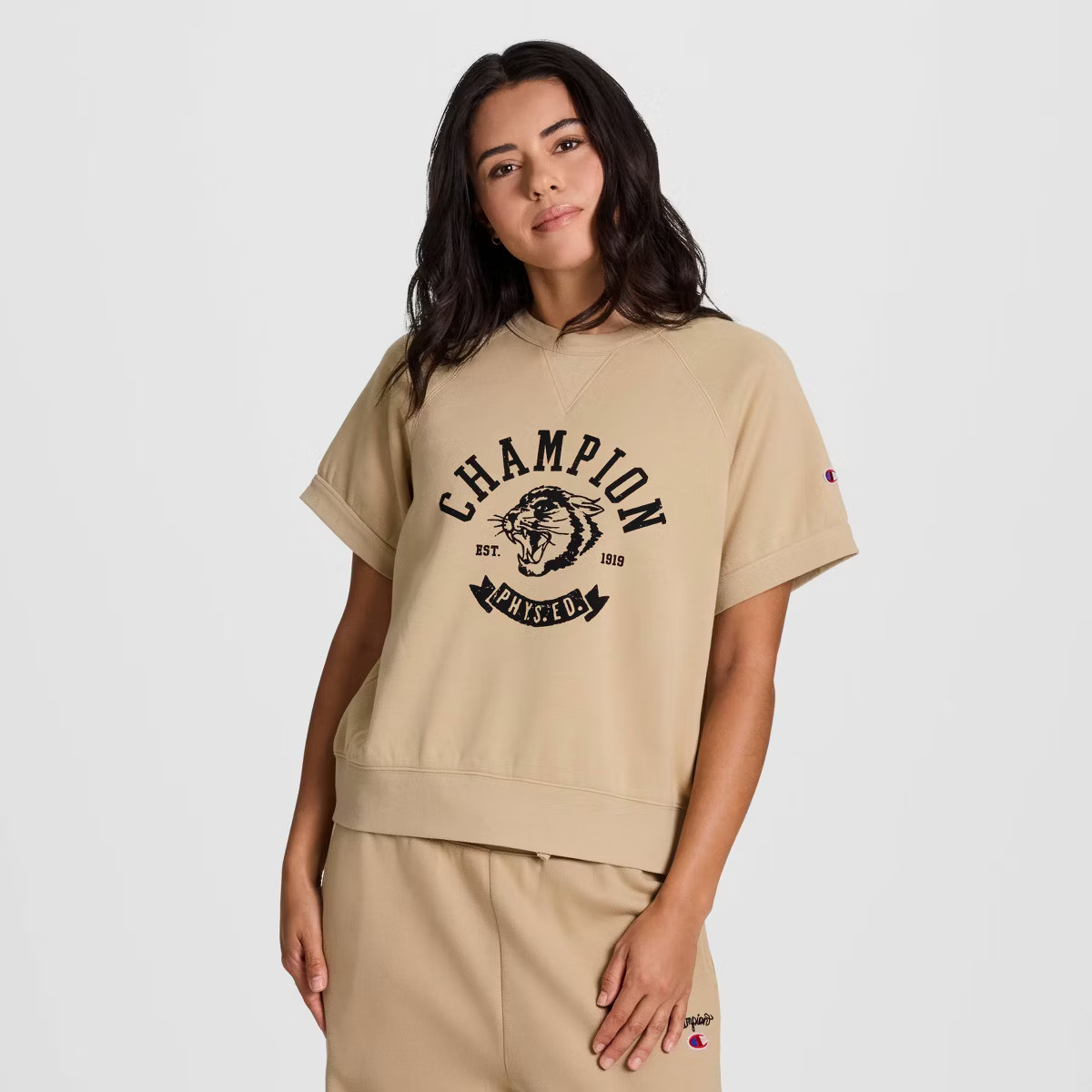 Champion Women's Short Sleeve Fleece Top | Target