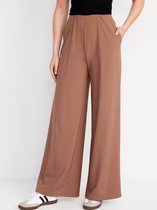 High-Waisted PowerSoft Wide-Leg Pants for Women | Old Navy (US)