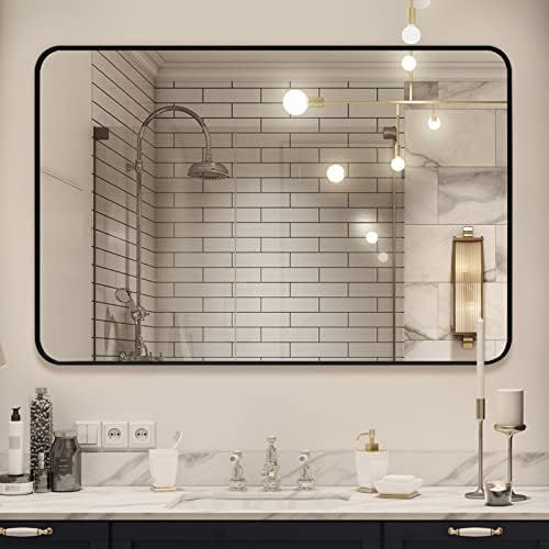 Amazon.com: Wall Mirror 30x40 Inch Bathroom Mirror Wall-Mounted Mirror 40 x 30 Vanity Mirror for ... | Amazon (US)