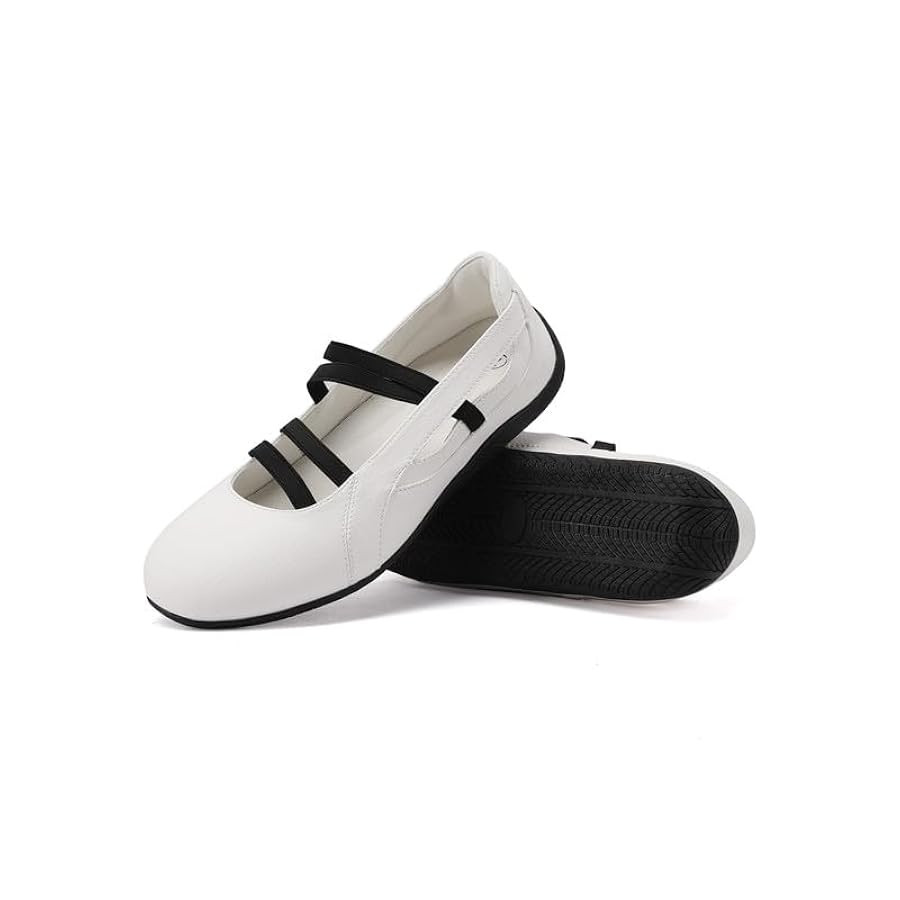 Ballet Sneakers for Women Mary Jane Shoes Casual Sneakers with Elastic Women's Ballet Flats for C... | Amazon (US)