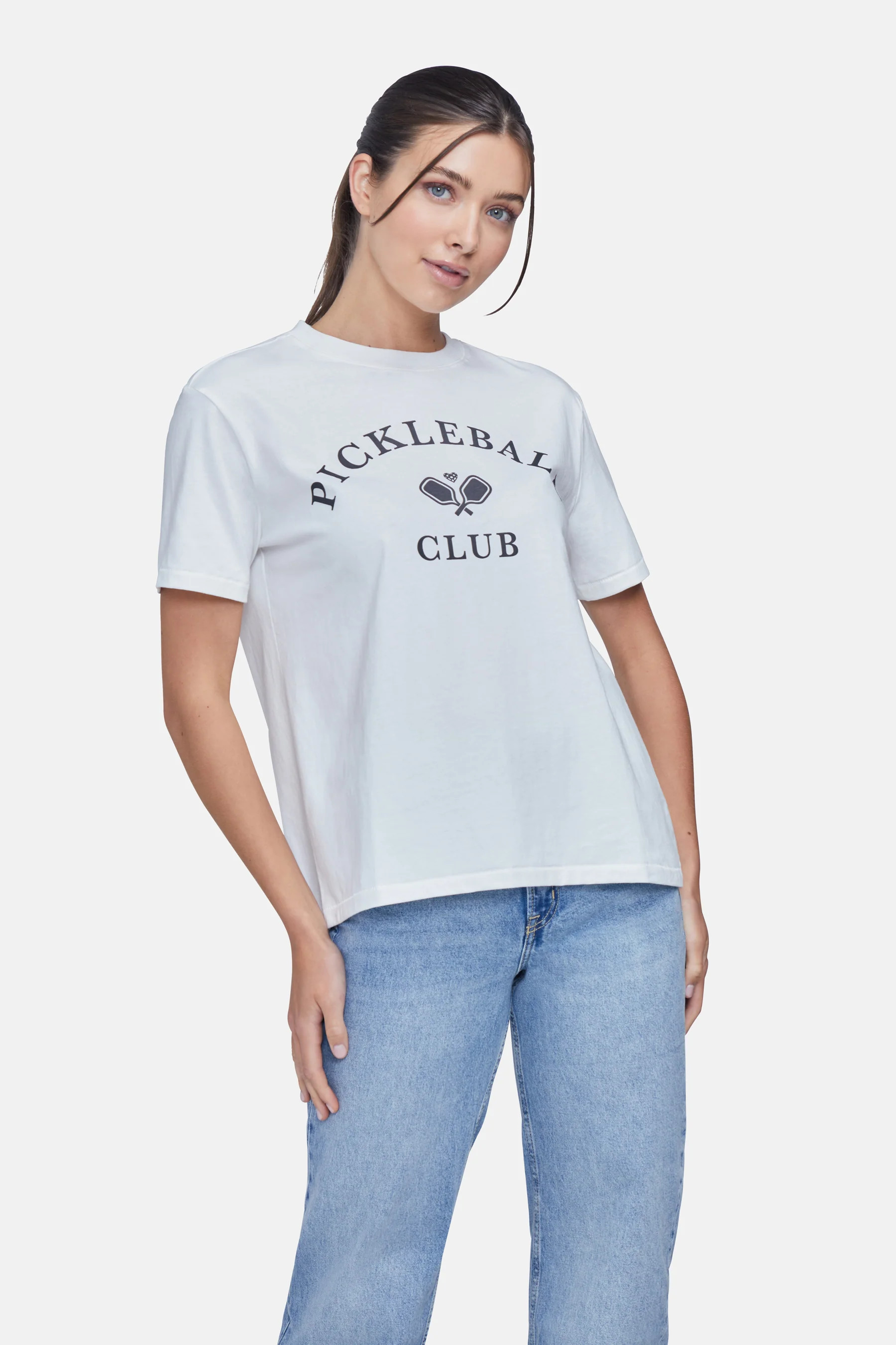 Pickleball Club Ryan Tee | Snow White | Wildfox