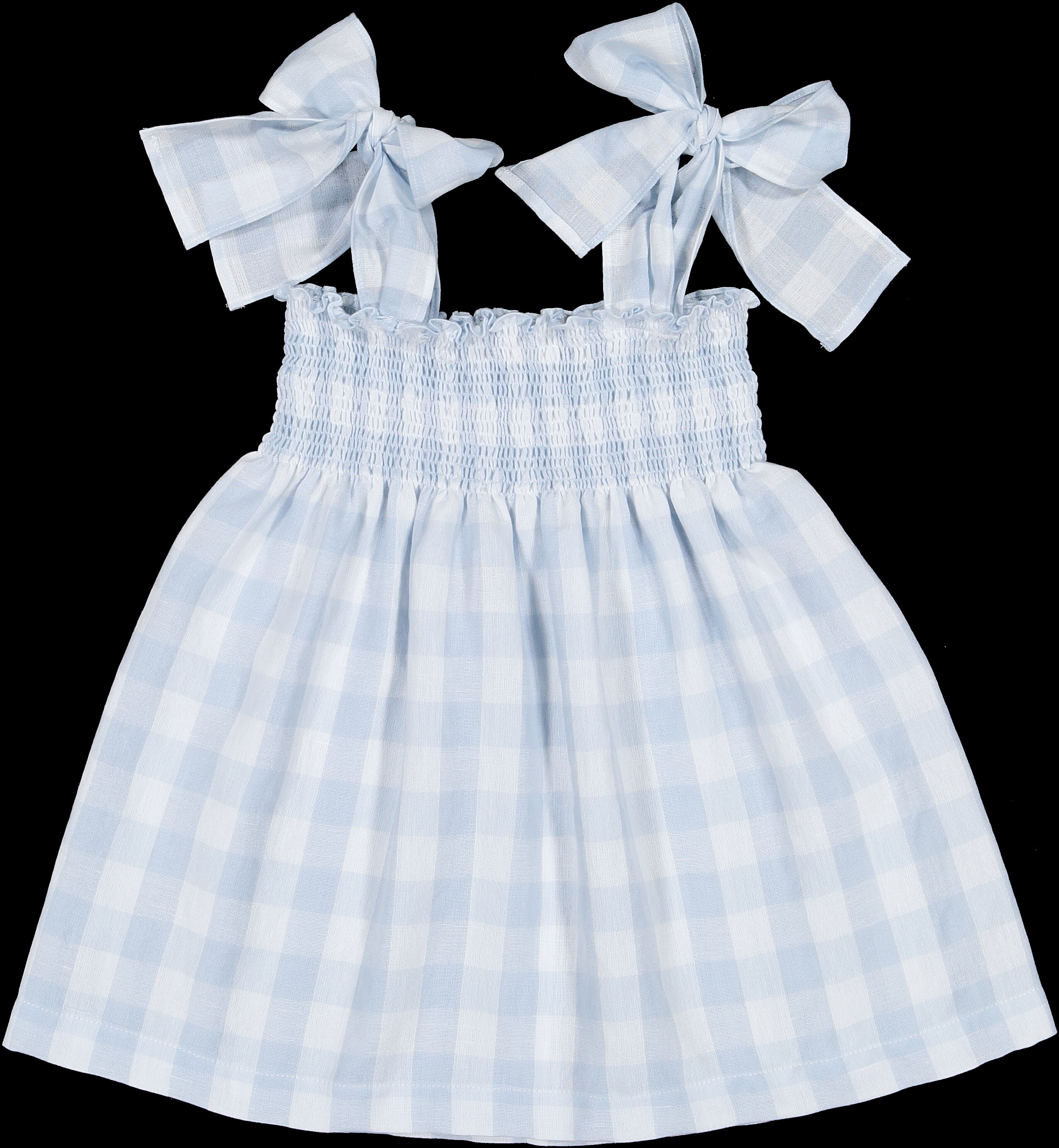 Sal & Pimenta Blue Buffalo Check Dress | JoJo Mommy