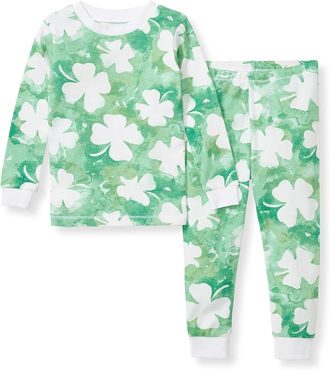 Burt's Bees Baby Baby Girls' Pajamas, Tee and Pant 2-Piece Pj Set, 100% Organic Cotton | Amazon (US)