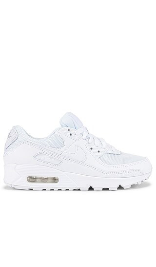 Air Max 90 365 Sneaker in White & Wolf Grey | Revolve Clothing (Global)