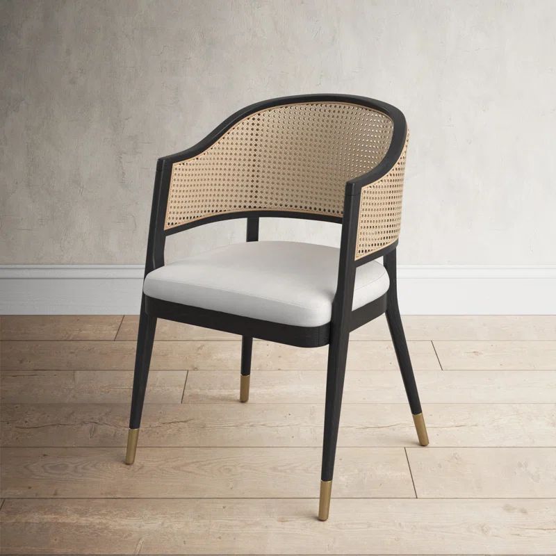 Geri Linen Solid Back Armchair | Wayfair North America