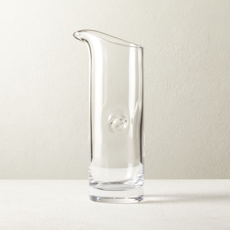 Slater Glass PitcherCB2 Exclusive In stock and ready to ship.ZIP Code 75201Change Zip Code: Submi... | CB2