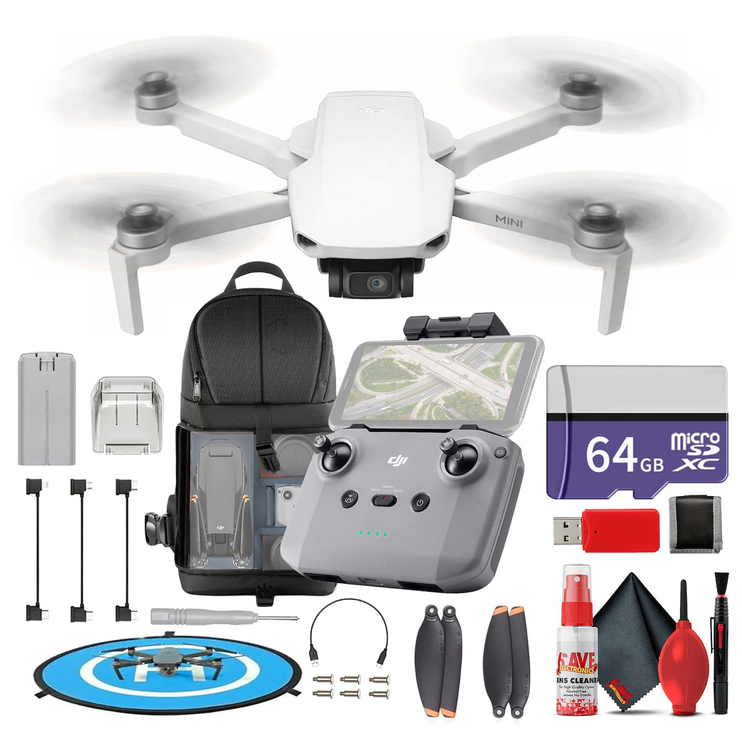 Mini 4K with DJI RC Remote (CP.MA.00000587.01) + 64GB Extreme Pro Card + More | Best Buy U.S.